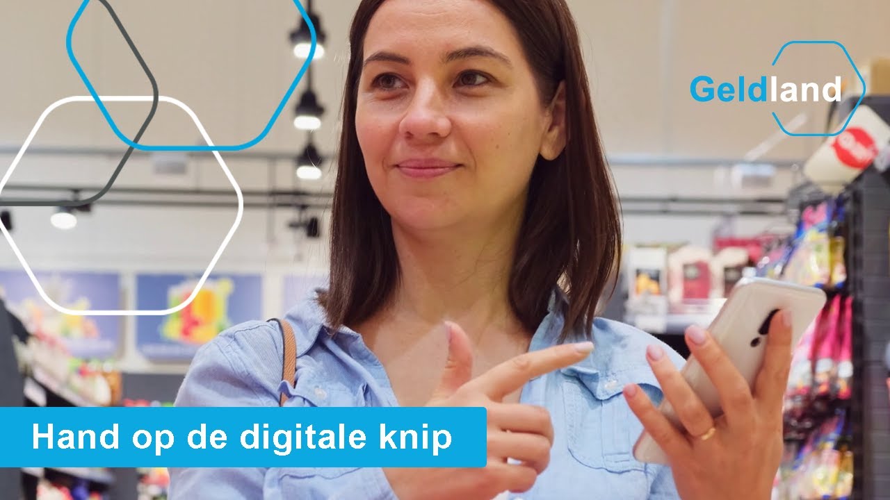 Geldland episode 11 over de hand op de digitale knip.