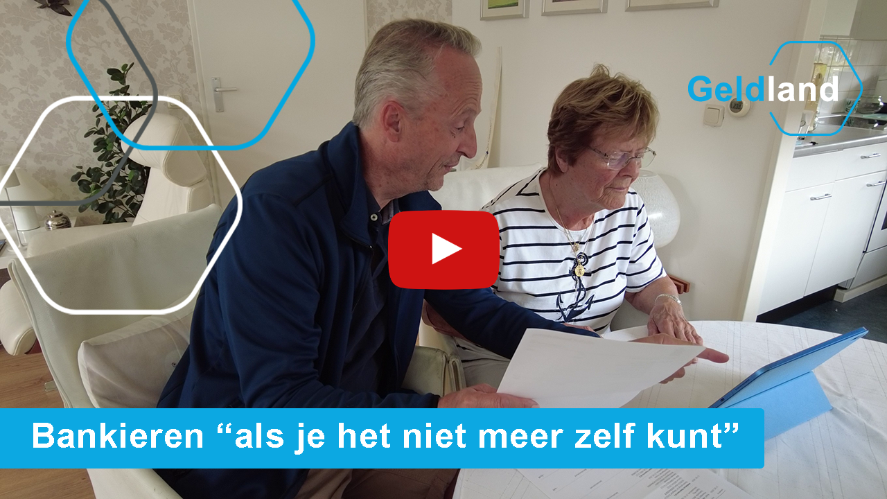 Geldland episode 20 over bankieren als je het niet meer zelf kunt.